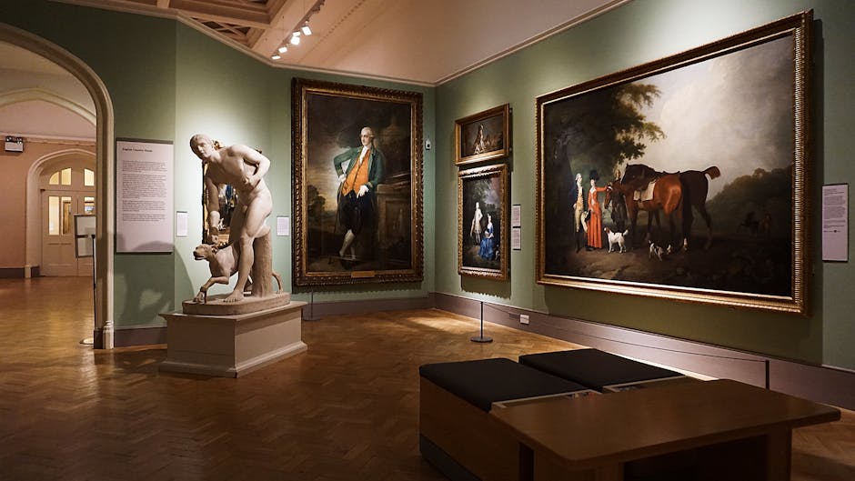 Art gallery interior