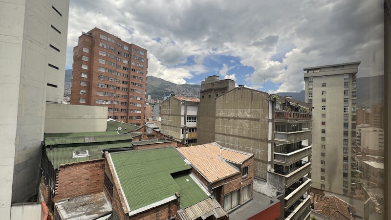 Medellín city buildings