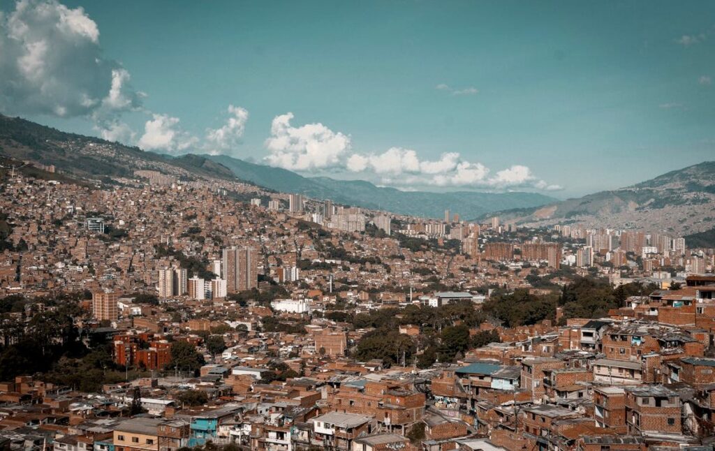 Medellin Colombia panoramic view seasonal budget planning